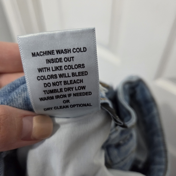 Flying Monkey Light Wash High Rise Flare Stretch jeans size 25 Boho Western - Picture 14 of 15